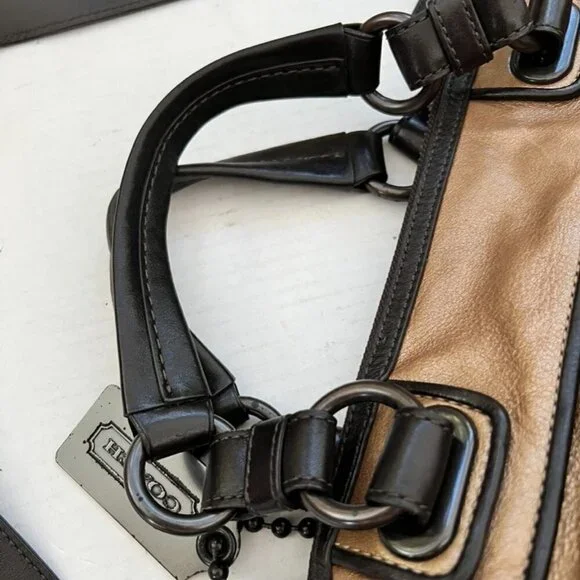 Coach Metallic Bronze Shoulder Bag / VIBE